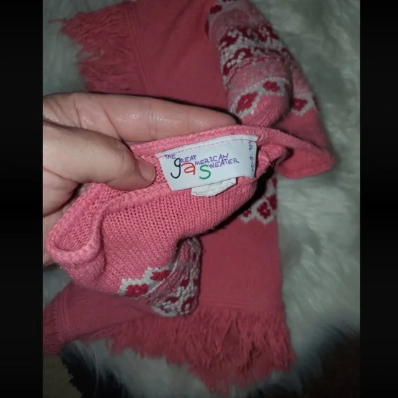 Girl’s Great American Sweater Shaw 18-24m EUC - Picture 3 of 3